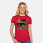 Medieval Meme Pet Dragon-Womens-Fitted-Tee-Studio Mootant