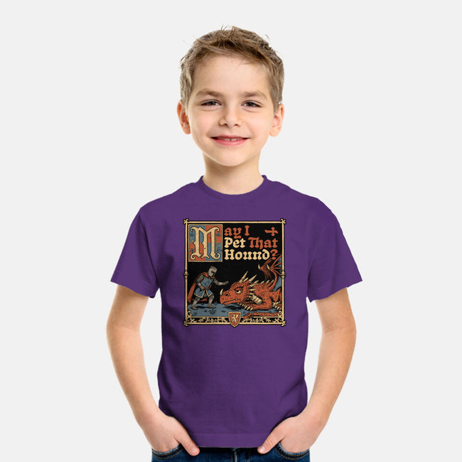 Medieval Meme Pet Dragon-Youth-Basic-Tee-Studio Mootant
