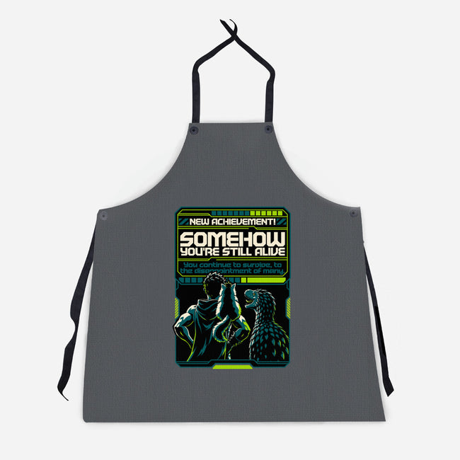 Dungeon Crawler Achievement-Unisex-Kitchen-Apron-Studio Mootant
