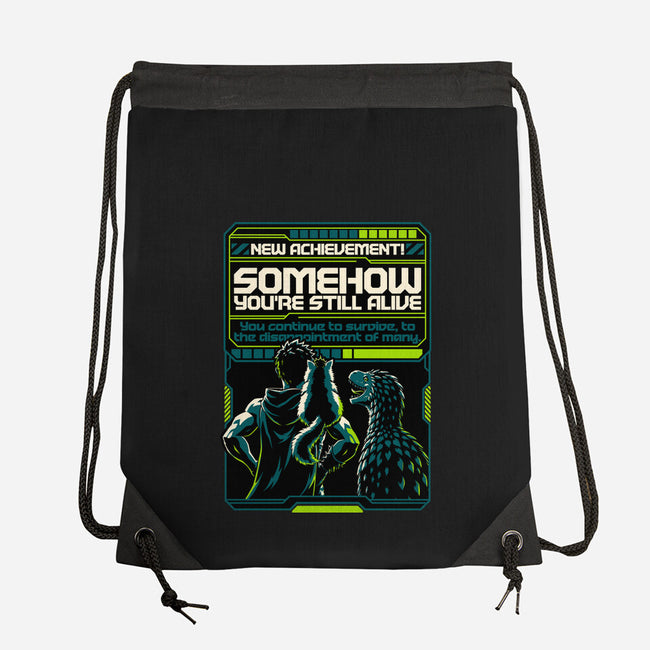 Dungeon Crawler Achievement-None-Drawstring-Bag-Studio Mootant