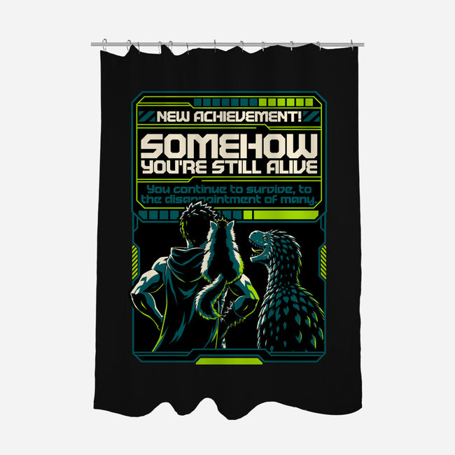 Dungeon Crawler Achievement-None-Polyester-Shower Curtain-Studio Mootant