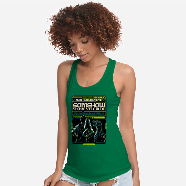 Dungeon Crawler Achievement-Womens-Racerback-Tank-Studio Mootant
