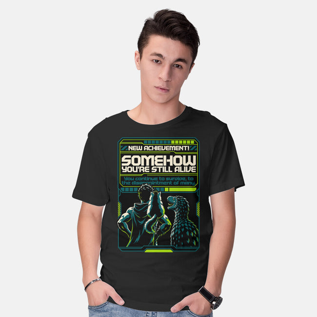 Dungeon Crawler Achievement-Mens-Basic-Tee-Studio Mootant