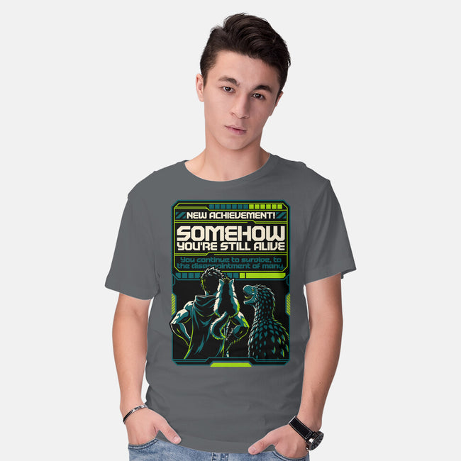 Dungeon Crawler Achievement-Mens-Basic-Tee-Studio Mootant