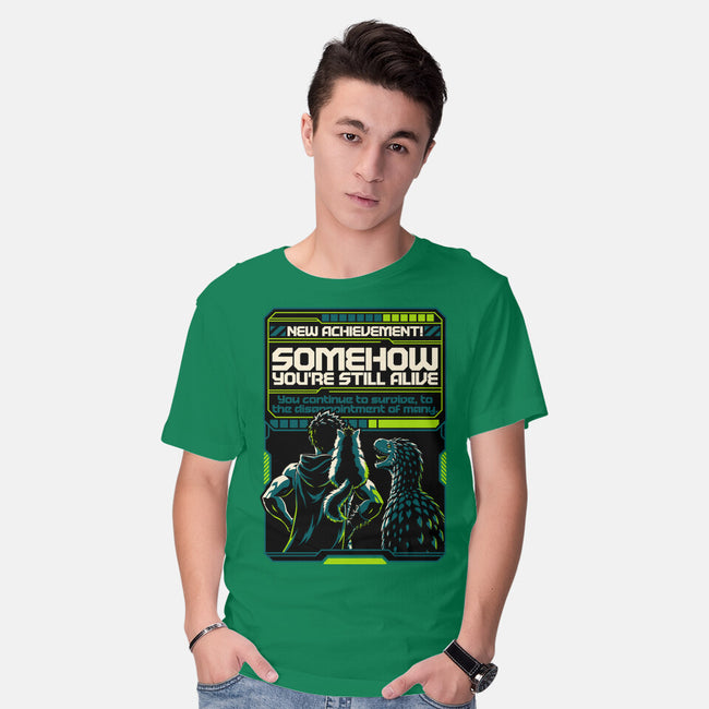 Dungeon Crawler Achievement-Mens-Basic-Tee-Studio Mootant