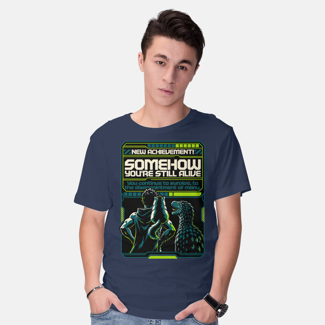 Dungeon Crawler Achievement-Mens-Basic-Tee-Studio Mootant