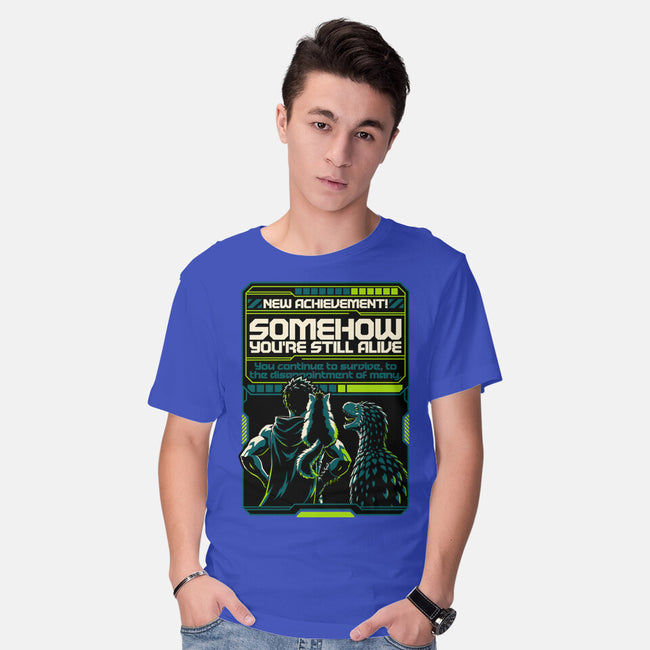 Dungeon Crawler Achievement-Mens-Basic-Tee-Studio Mootant