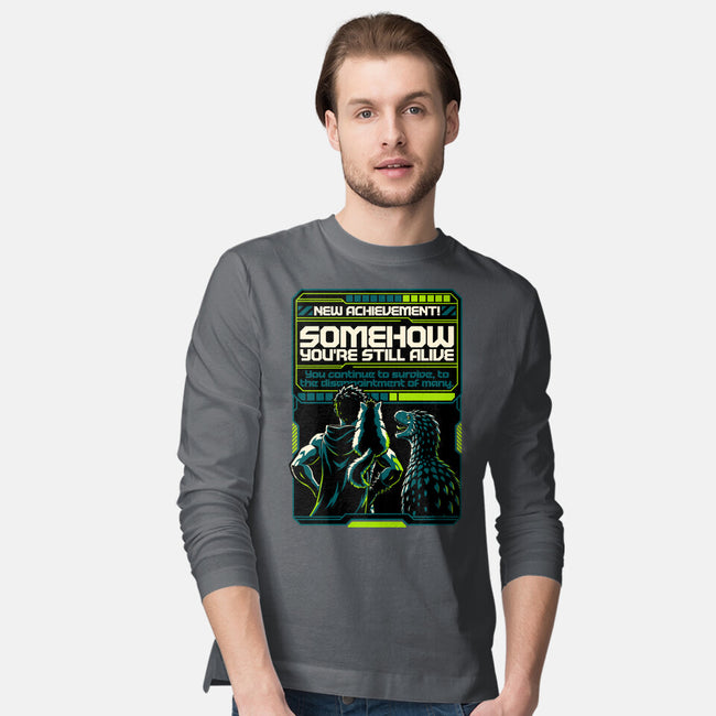 Dungeon Crawler Achievement-Mens-Long Sleeved-Tee-Studio Mootant