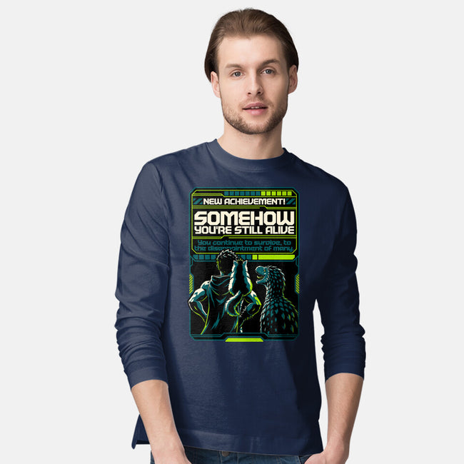 Dungeon Crawler Achievement-Mens-Long Sleeved-Tee-Studio Mootant