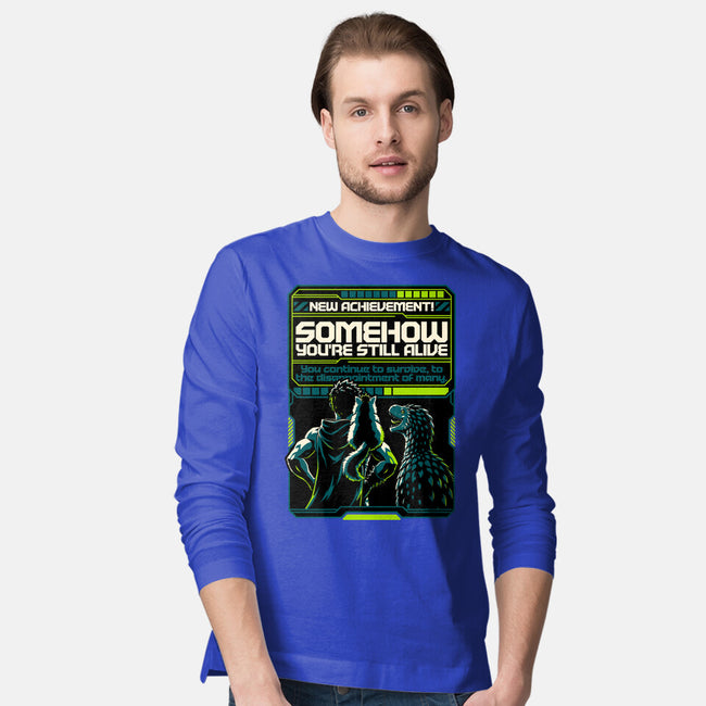 Dungeon Crawler Achievement-Mens-Long Sleeved-Tee-Studio Mootant