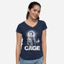 CAGE-Womens-V-Neck-Tee-CappO