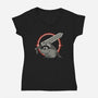 Gutsmothy-Womens-V-Neck-Tee-pigboom