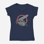 Gutsmothy-Womens-V-Neck-Tee-pigboom