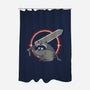 Gutsmothy-None-Polyester-Shower Curtain-pigboom
