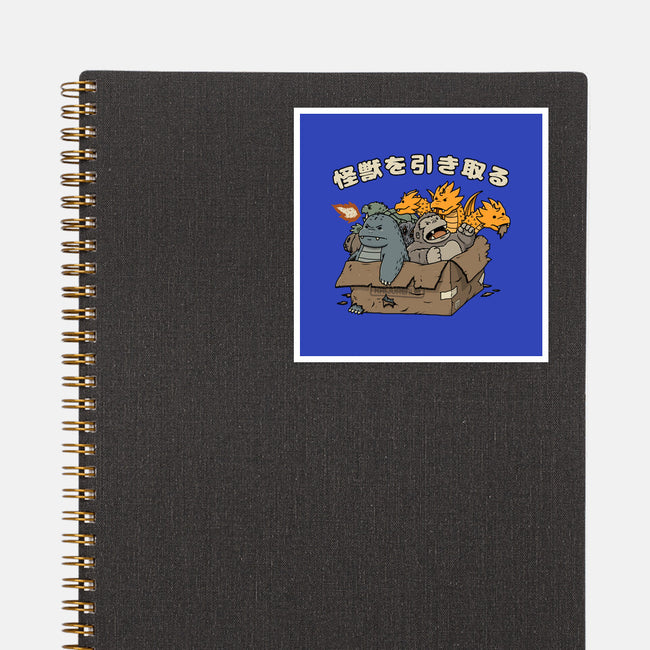 Adopt A Kaiju-None-Glossy-Sticker-pigboom