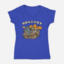 Adopt A Kaiju-Womens-V-Neck-Tee-pigboom