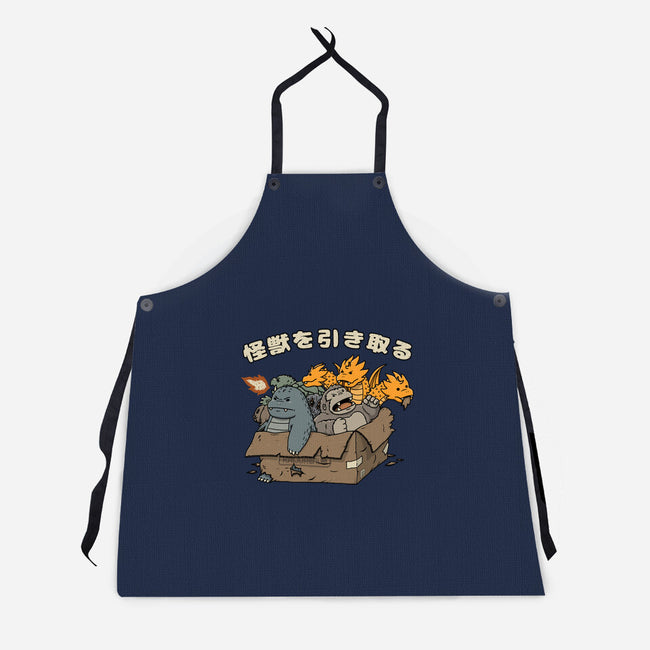 Adopt A Kaiju-Unisex-Kitchen-Apron-pigboom