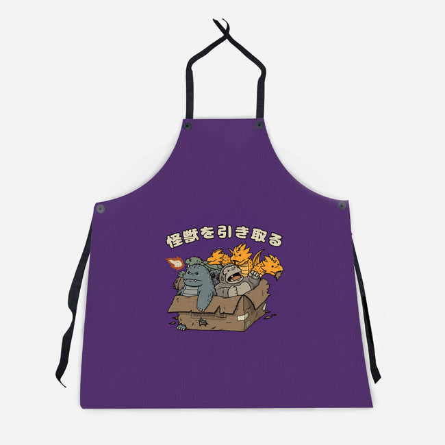Adopt A Kaiju-Unisex-Kitchen-Apron-pigboom