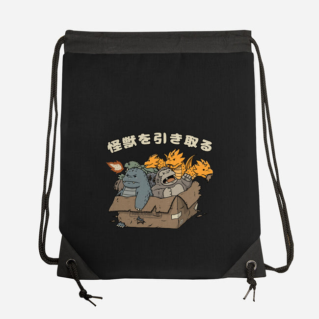 Adopt A Kaiju-None-Drawstring-Bag-pigboom