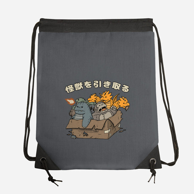 Adopt A Kaiju-None-Drawstring-Bag-pigboom