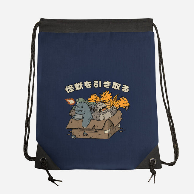 Adopt A Kaiju-None-Drawstring-Bag-pigboom