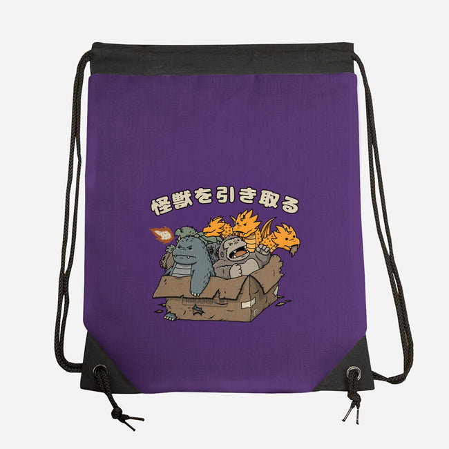 Adopt A Kaiju-None-Drawstring-Bag-pigboom