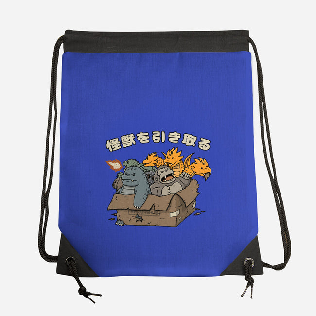 Adopt A Kaiju-None-Drawstring-Bag-pigboom