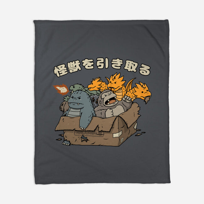 Adopt A Kaiju-None-Fleece-Blanket-pigboom