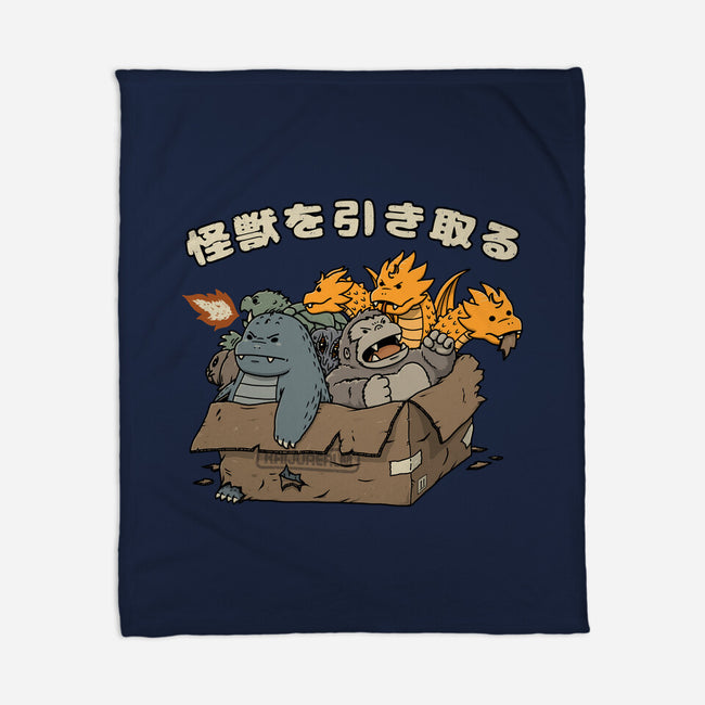 Adopt A Kaiju-None-Fleece-Blanket-pigboom