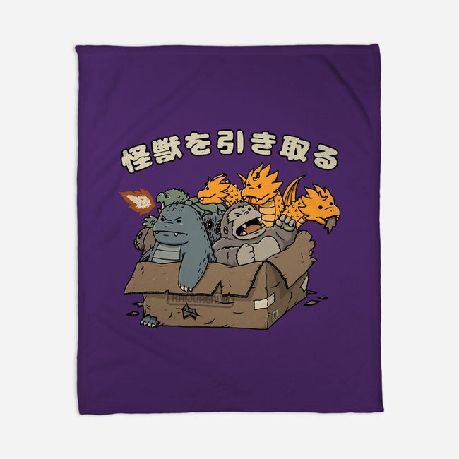Adopt A Kaiju-None-Fleece-Blanket-pigboom