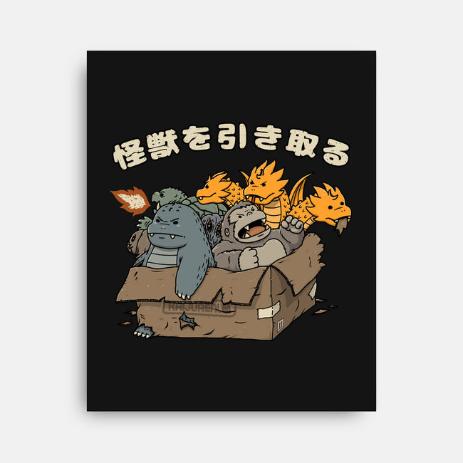 Adopt A Kaiju-None-Stretched-Canvas-pigboom