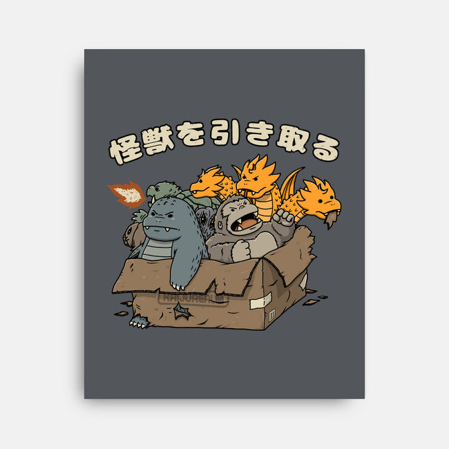 Adopt A Kaiju-None-Stretched-Canvas-pigboom