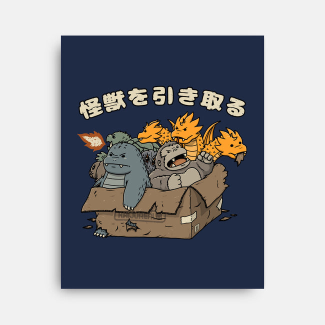 Adopt A Kaiju-None-Stretched-Canvas-pigboom