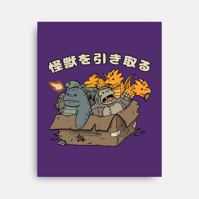 Adopt A Kaiju-None-Stretched-Canvas-pigboom
