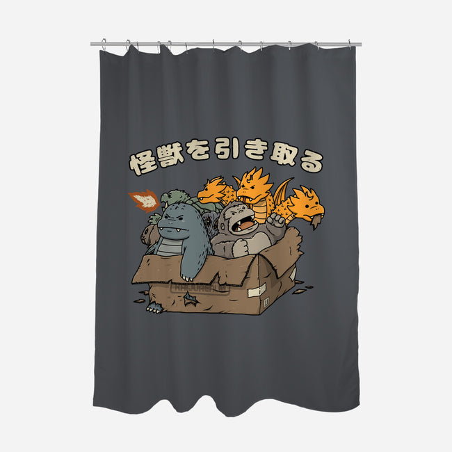 Adopt A Kaiju-None-Polyester-Shower Curtain-pigboom