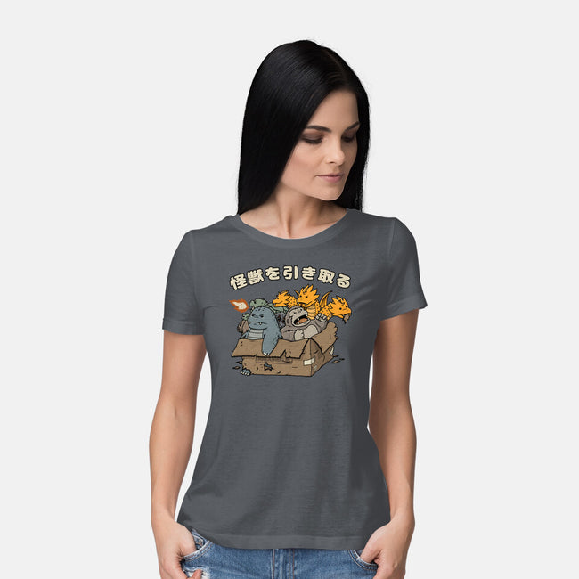 Adopt A Kaiju-Womens-Basic-Tee-pigboom