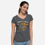 Adopt A Kaiju-Womens-V-Neck-Tee-pigboom