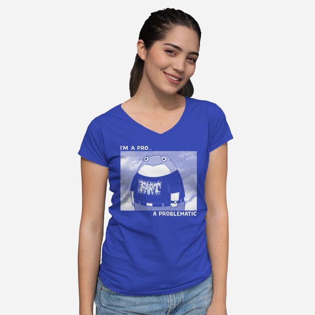 A Pro-Womens-V-Neck-Tee-pigboom