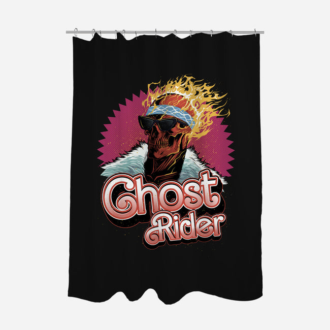 Ghost Ken-None-Polyester-Shower Curtain-Astrobot Invention