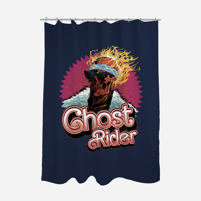 Ghost Ken-None-Polyester-Shower Curtain-Astrobot Invention