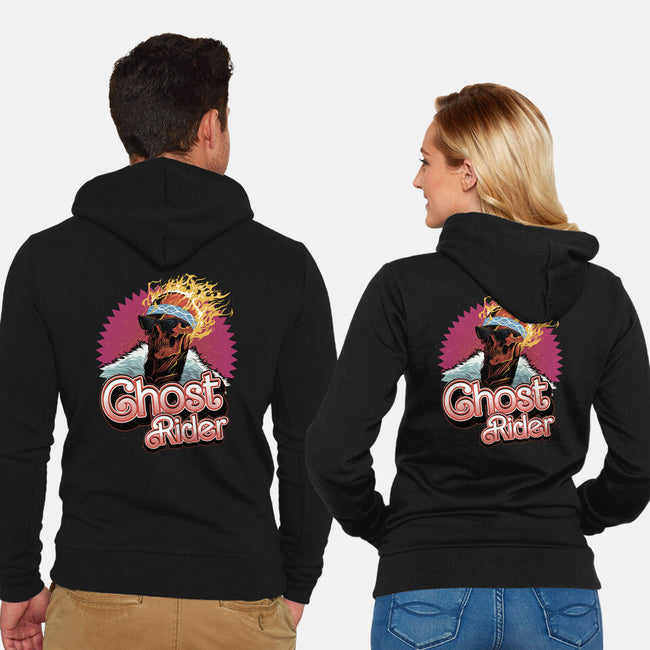 Ghost Ken-Unisex-Zip-Up-Sweatshirt-Astrobot Invention