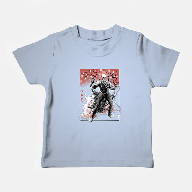 Vengeance Rider Sumi-E-Baby-Basic-Tee-Astrobot Invention