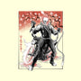Vengeance Rider Sumi-E-None-Glossy-Sticker-Astrobot Invention