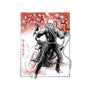 Vengeance Rider Sumi-E-None-Glossy-Sticker-Astrobot Invention