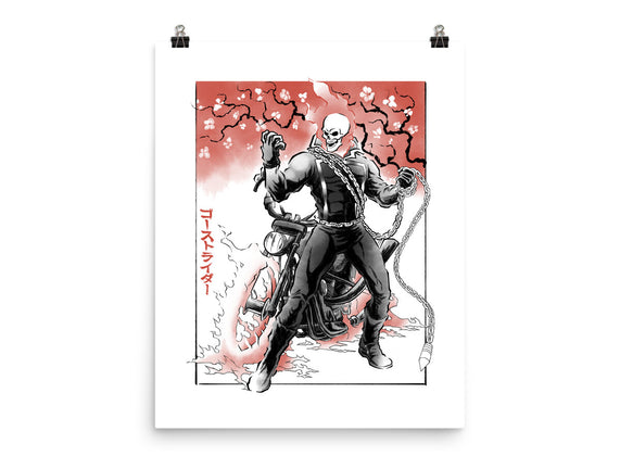 Vengeance Rider Sumi-E