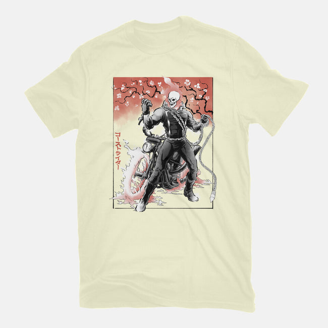 Vengeance Rider Sumi-E-Mens-Basic-Tee-Astrobot Invention
