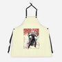 Vengeance Rider Sumi-E-Unisex-Kitchen-Apron-Astrobot Invention