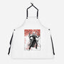 Vengeance Rider Sumi-E-Unisex-Kitchen-Apron-Astrobot Invention