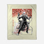 Vengeance Rider Sumi-E-None-Fleece-Blanket-Astrobot Invention