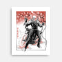 Vengeance Rider Sumi-E-None-Stretched-Canvas-Astrobot Invention